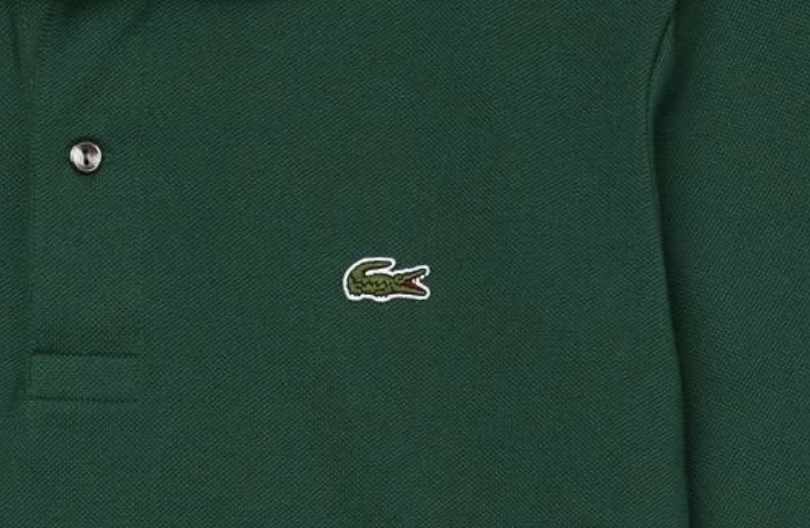 Lacoste'taki fiyatlara...