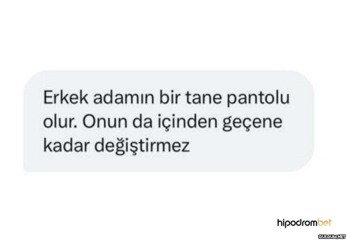 Erkek adamın bir tane...