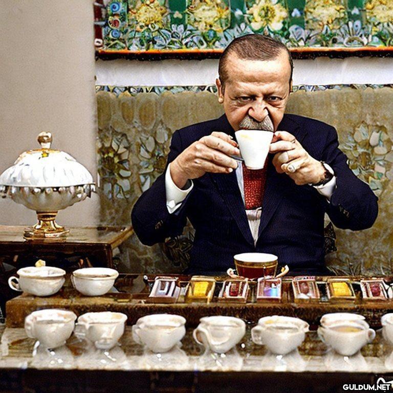 erdoğan is drinking...