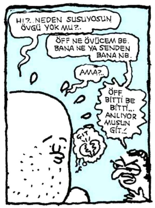 YAA GÖBEĞİ DE ERITEMEDİK...