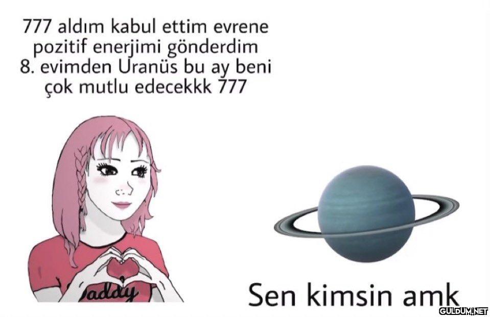 777 aldım kabul ettim...
