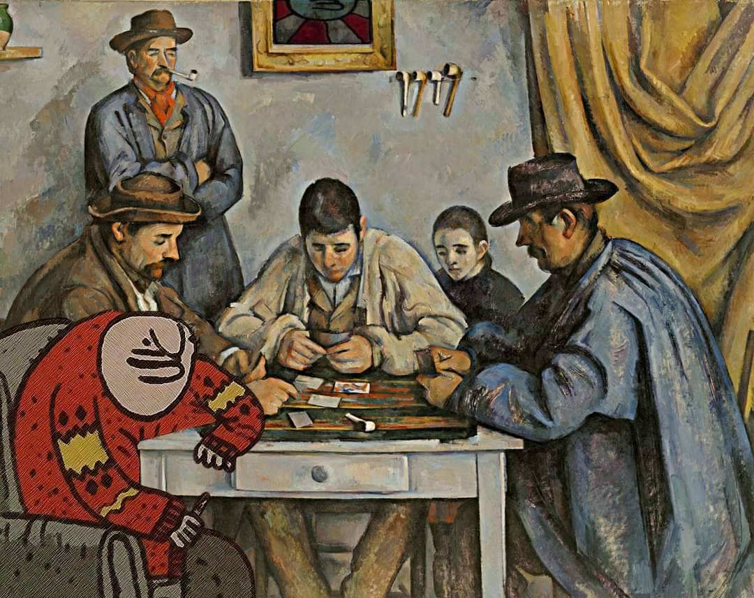 Paul Cezanne - The Card...