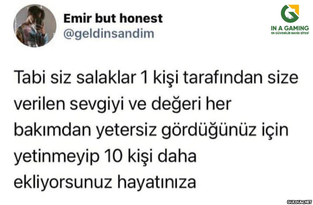 Emir but honest...
