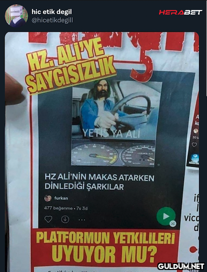 hic etik degil...
