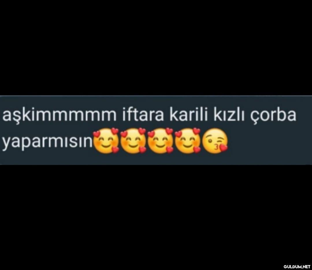En sevdiğim çorba... Analı...