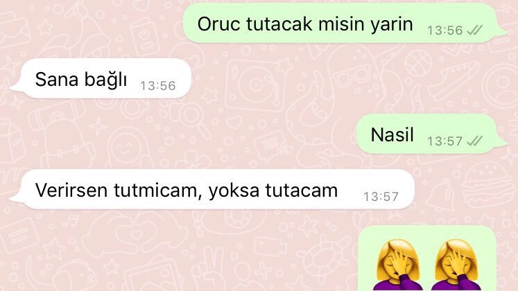 Sana bağlı 13:56 Oruc...