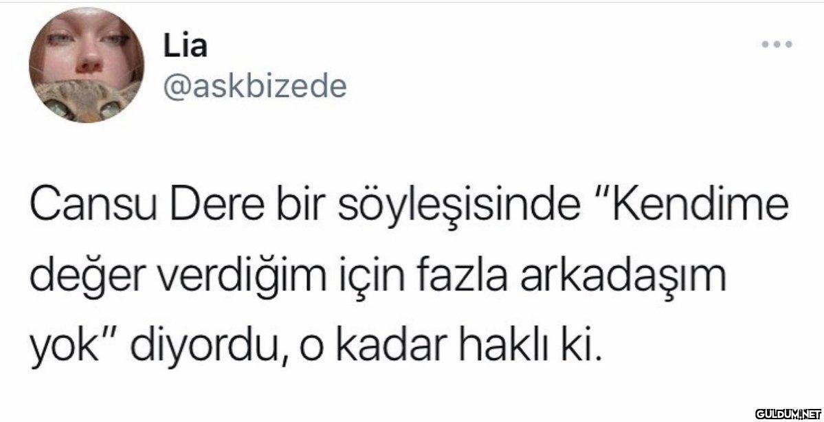 Lia @askbizede ... Cansu...