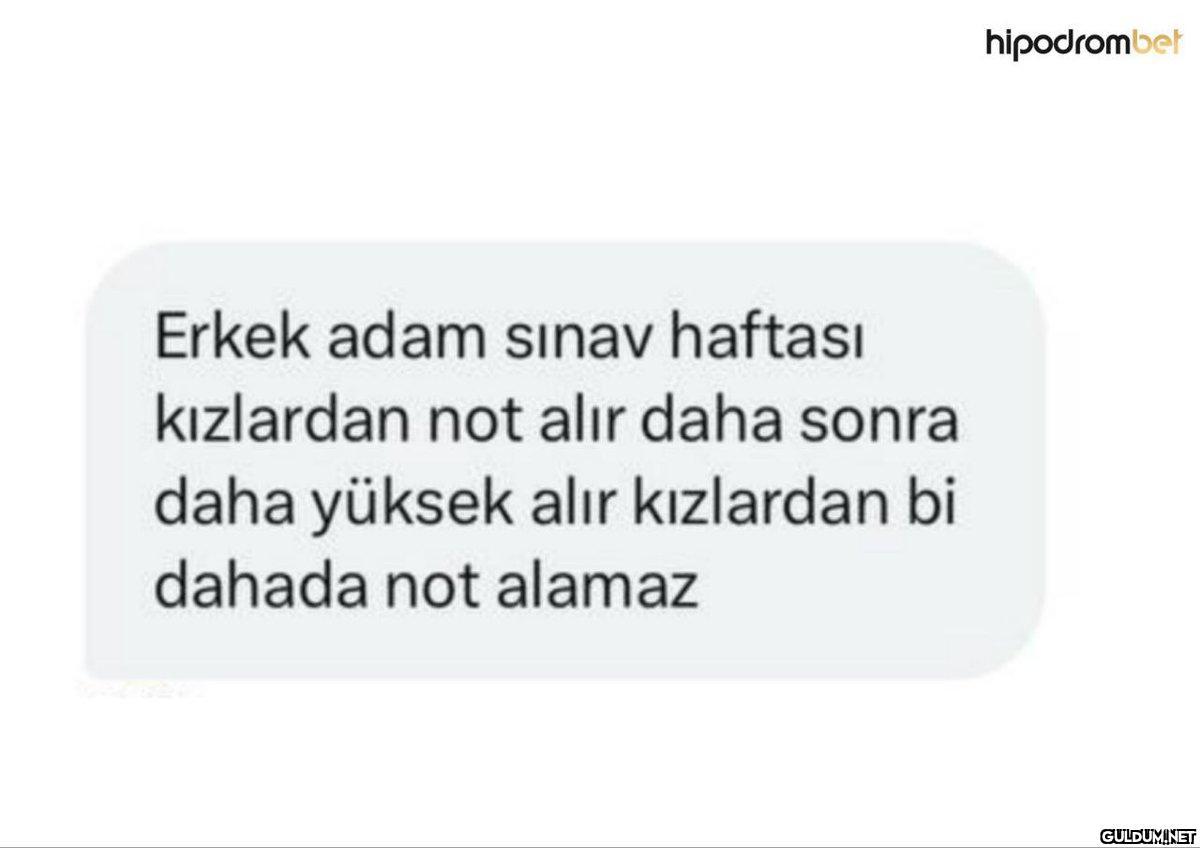 Erkek adam sınav haftası...