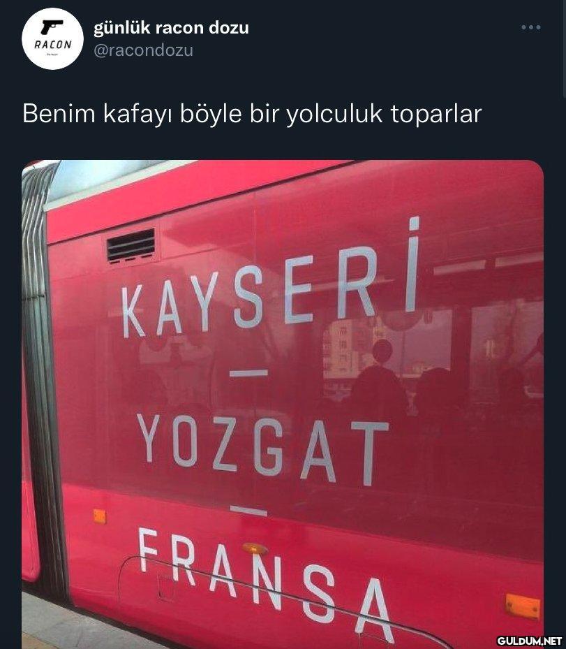 günlük racon dozu...