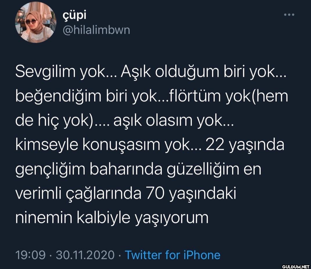 Sevgilim yok... Aşık...