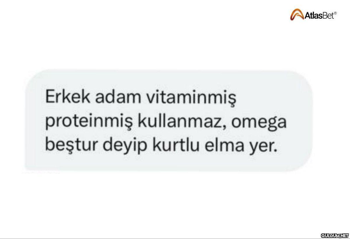 Erkek adam vitaminmiş...