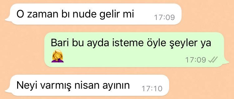 O zaman bi nude gelir mi...