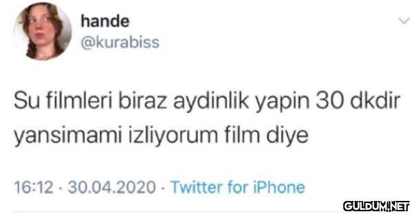 hande @kurabiss Su...