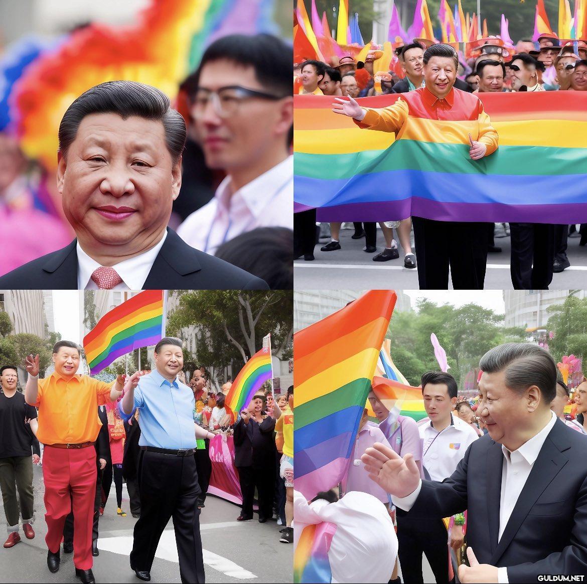 “Xi Jinping at a pride...