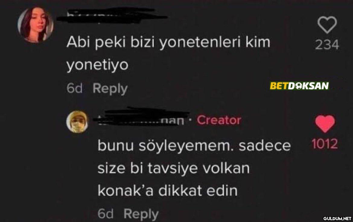 Abi peki bizi yonetenleri...