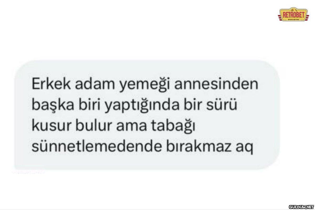 Erkek adam yemeği...