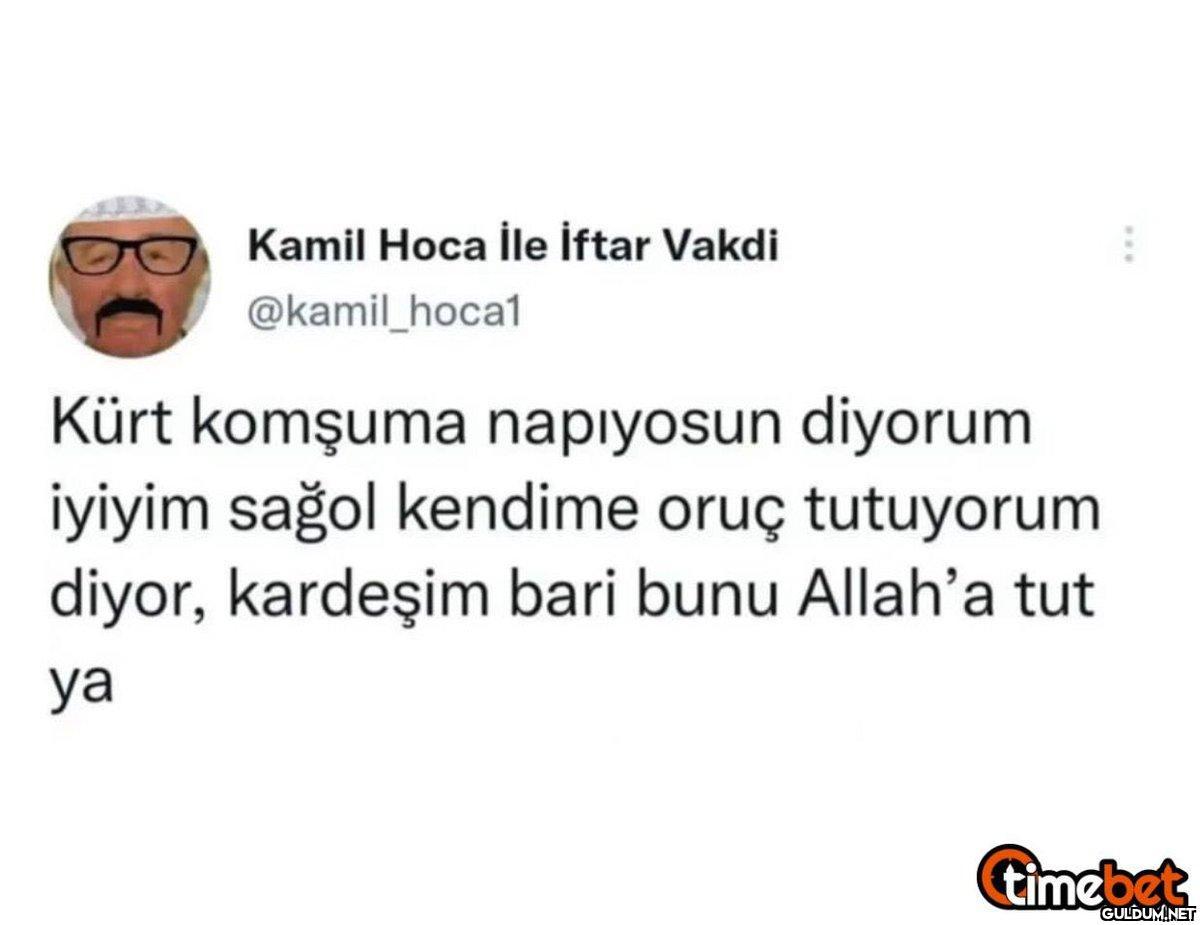 Kamil Hoca İle İftar Vakdi...
