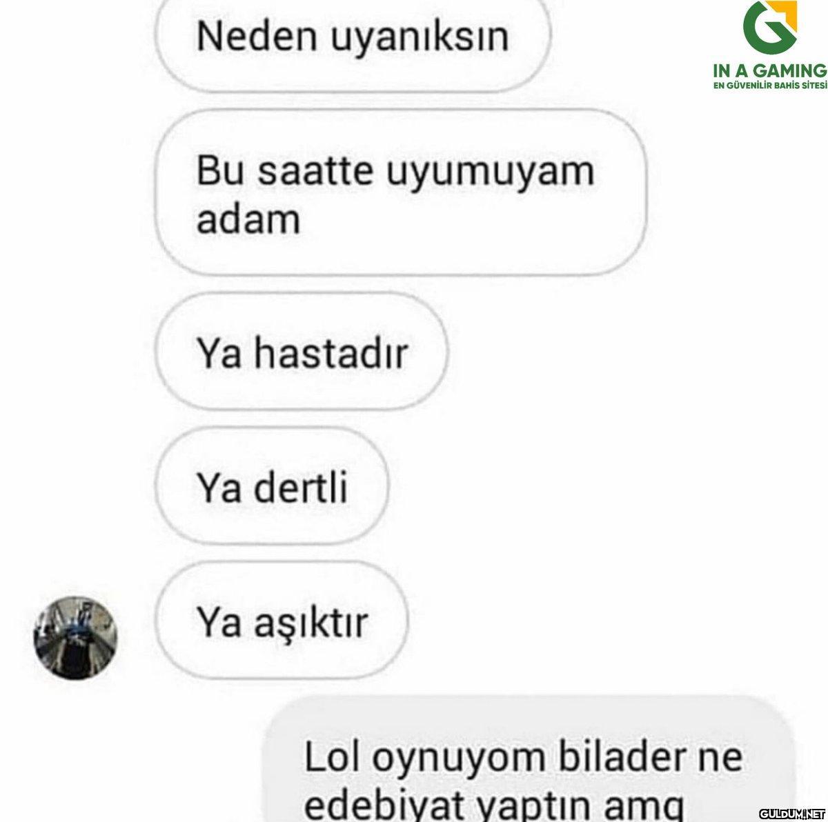 576-) Bu saatte uyumuyam...