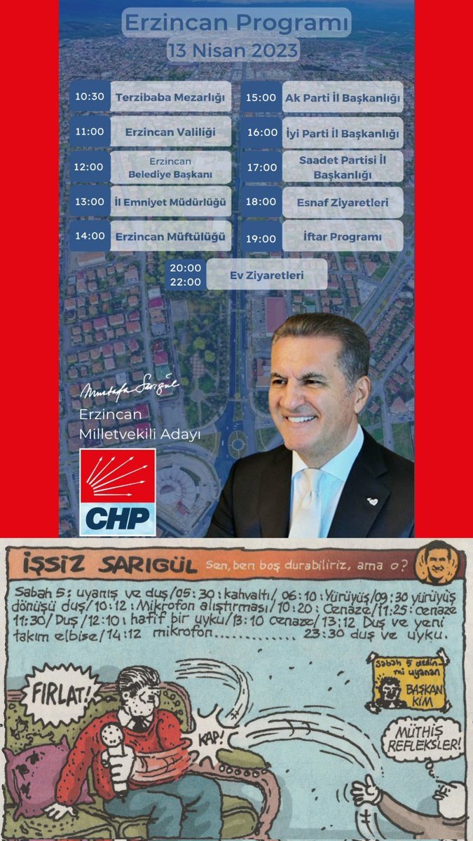 Sen, ben boş durabiliriz,...
