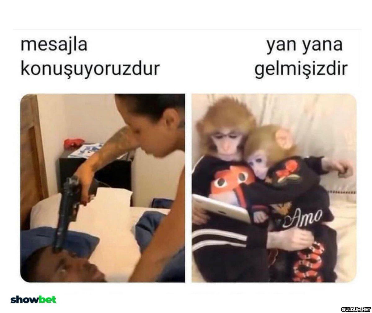 mesajla konuşuyoruzdur...