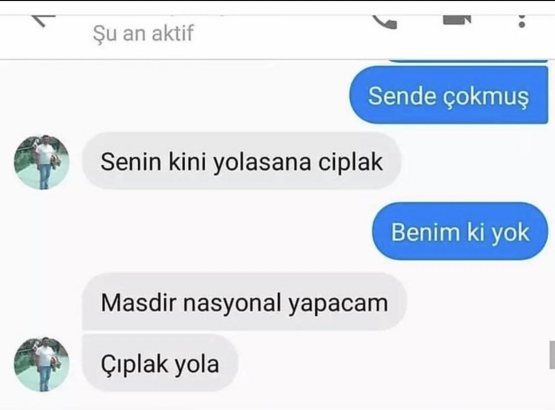 Şu an aktif Sende çokmuş...