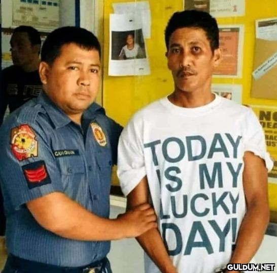 GUIDA TODAY IS MY LUCKY...