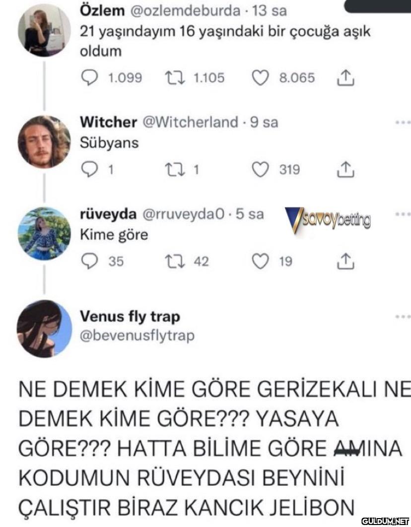 Bu tweetin altına internet...