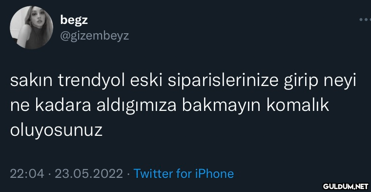 begz @gizembeyz sakın...