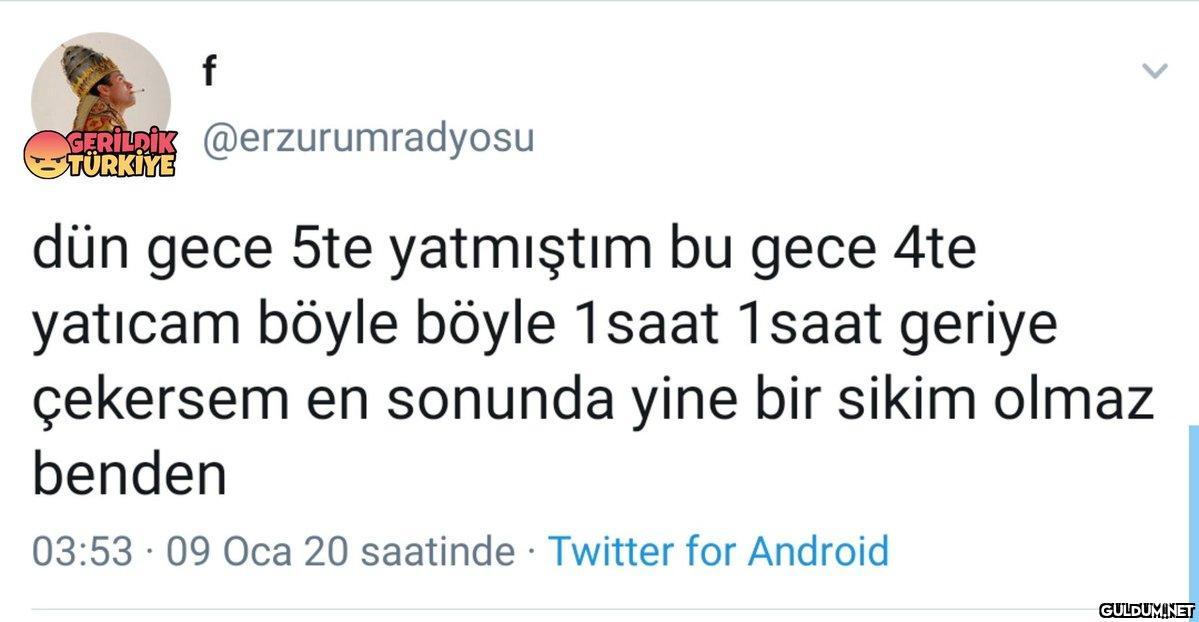 f GERİLDİK @erzurumradyosu...