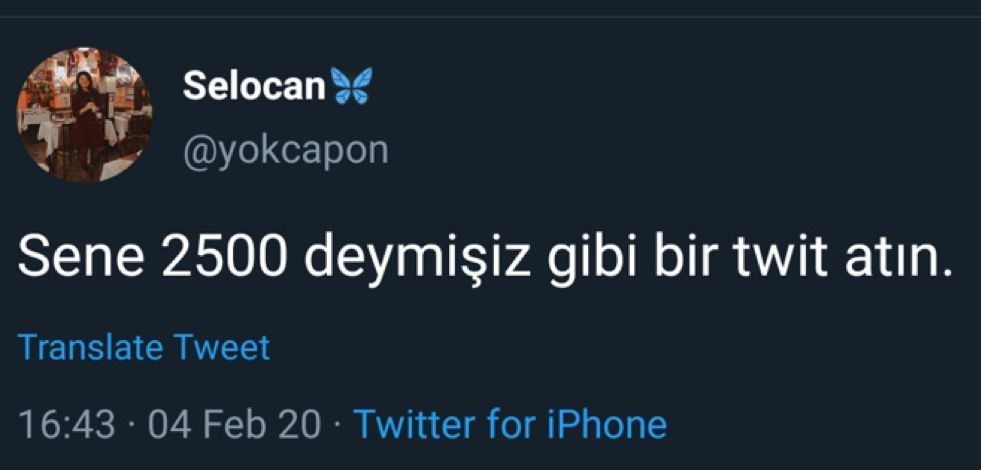 Menşınlayalım...