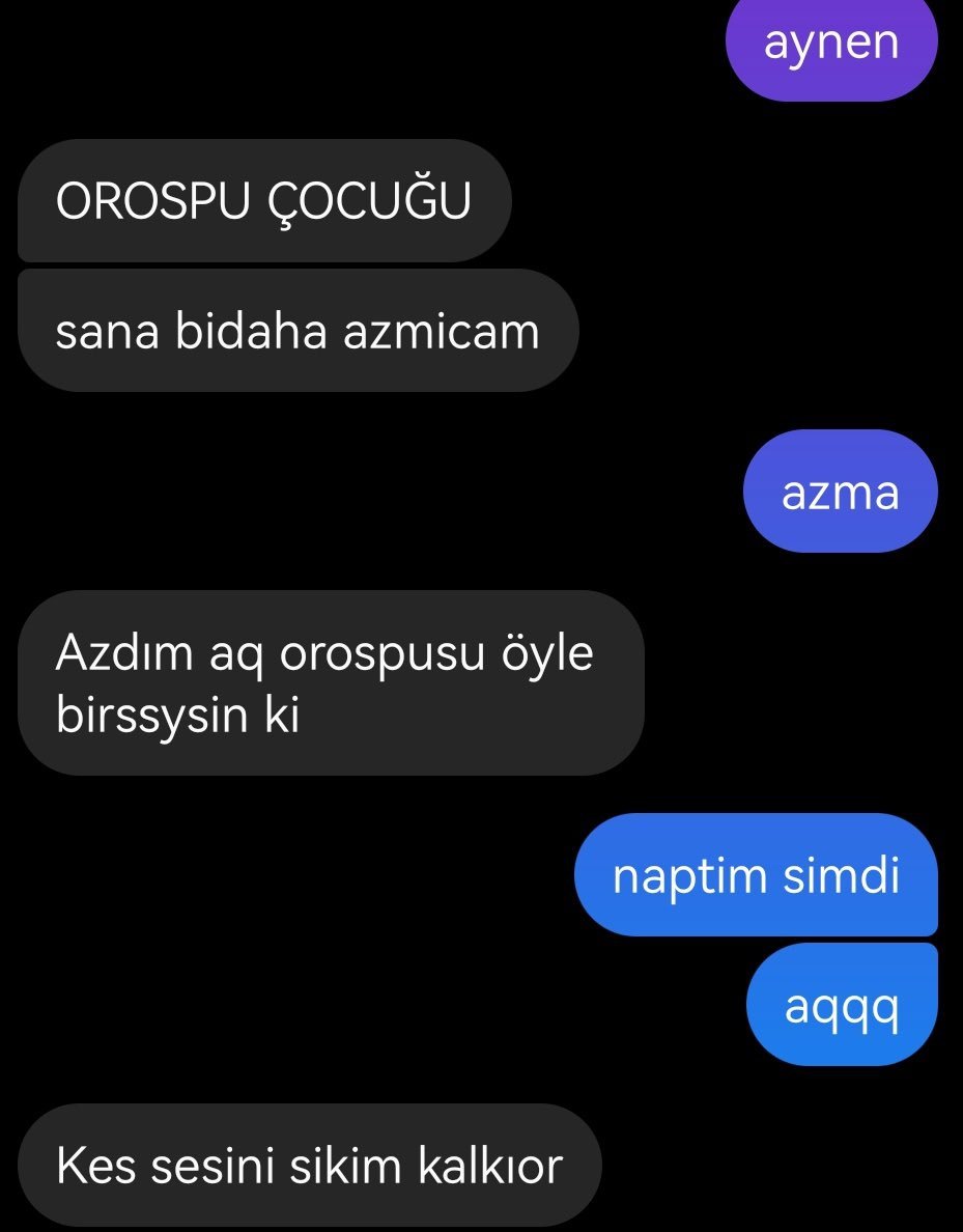 OROSPU ÇOCUĞU sana bidaha...