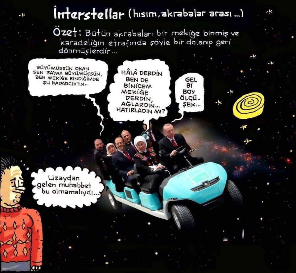 Uzaydan gelen muhabbet bu...