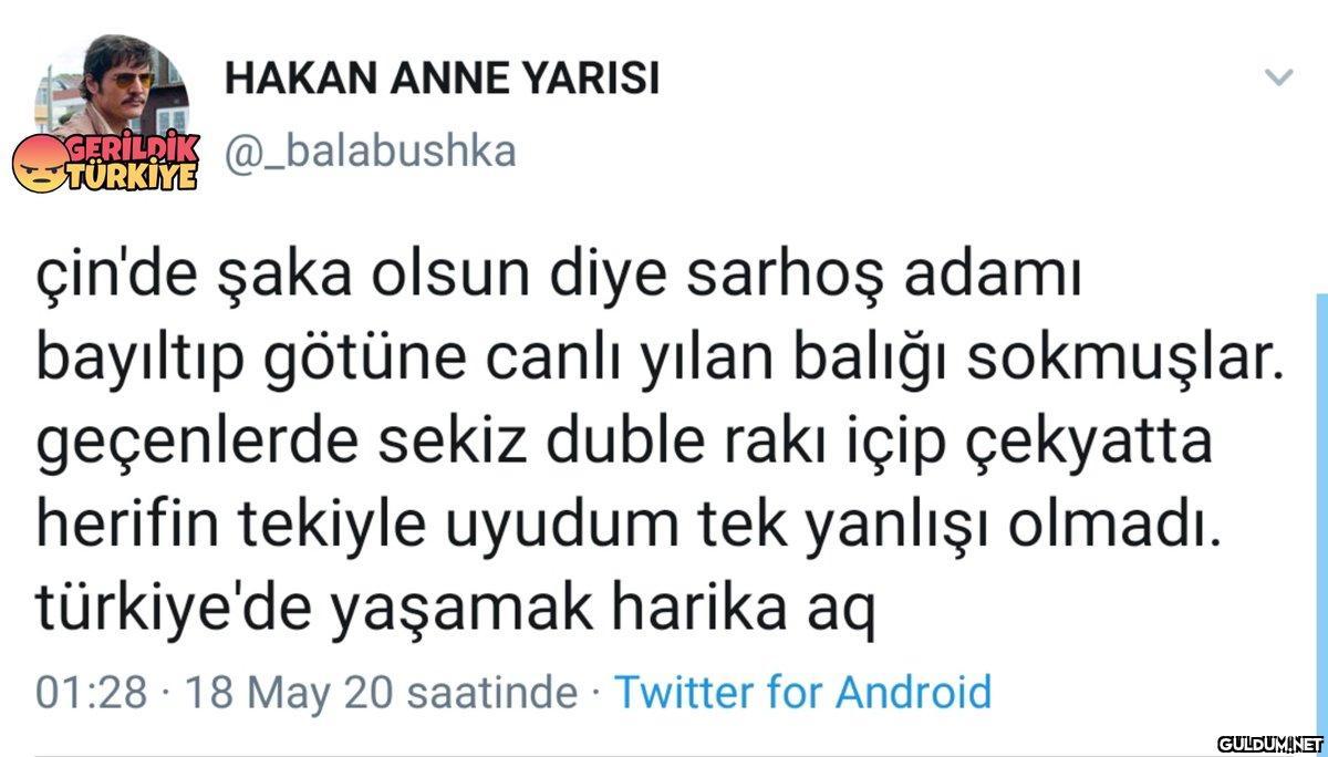 HAKAN ANNE YARISI GERİLDİK...