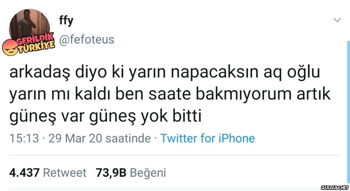 GERİLDİK TÜRKİYE ffy...