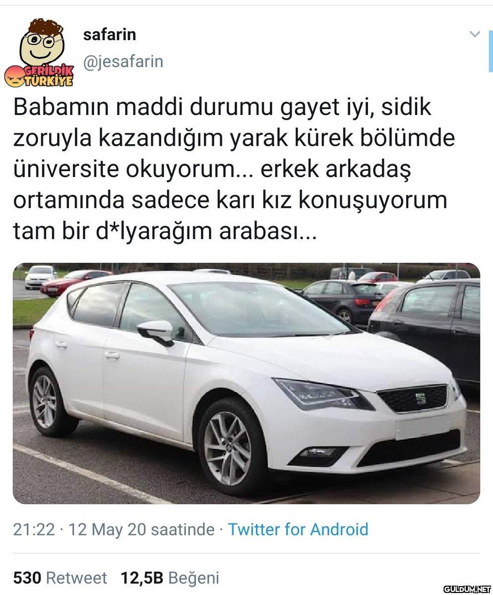 GERİLDİK TÜRKİYE safarin...