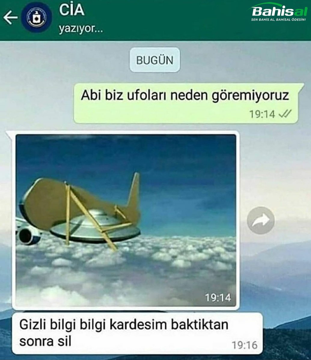 CİA yazıyor... BUGÜN Abi...