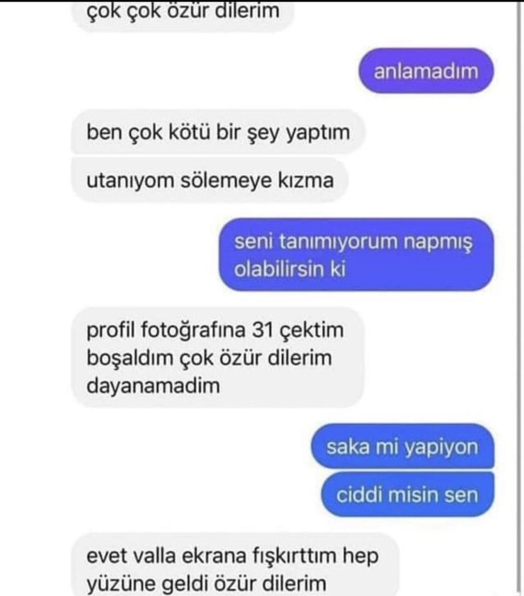 çok çok özür dilerim ben...