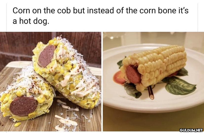 Corn on the cob but...