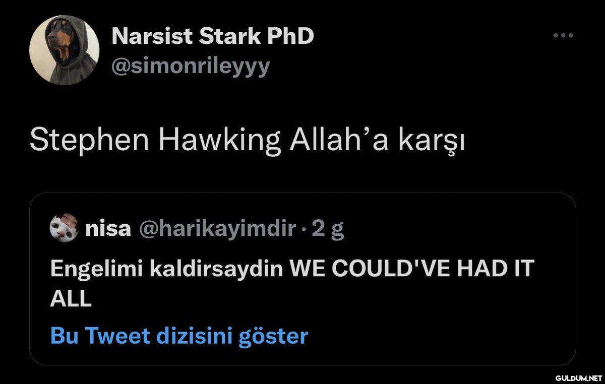 Narsist Stark PhD...