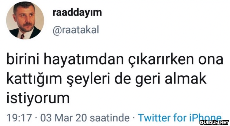 raaddayım @raatakal birini...