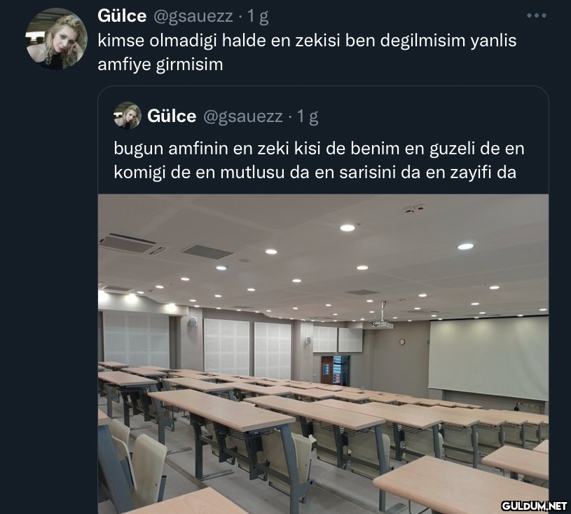 Gülce @gsauezz. 1 g kimse...