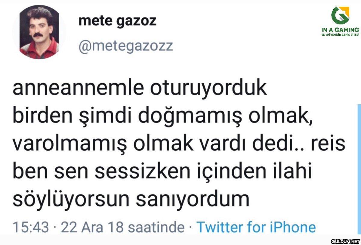mete gazoz @metegazozz IN...