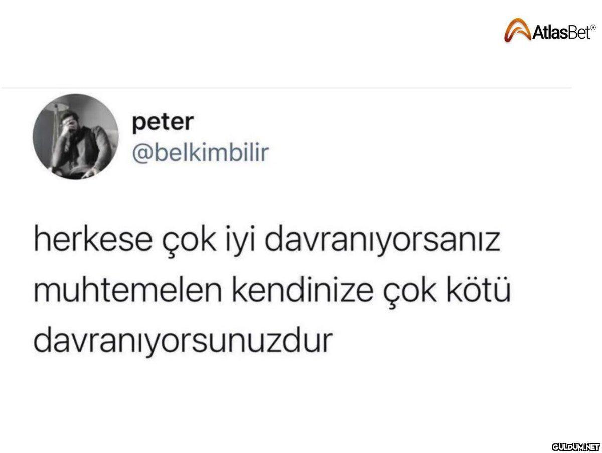 peter @belkimbilir herkese...