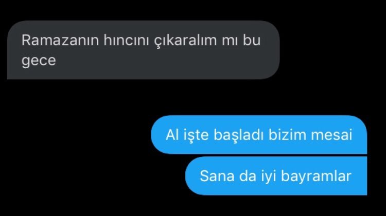 Ramazanın hıncını...
