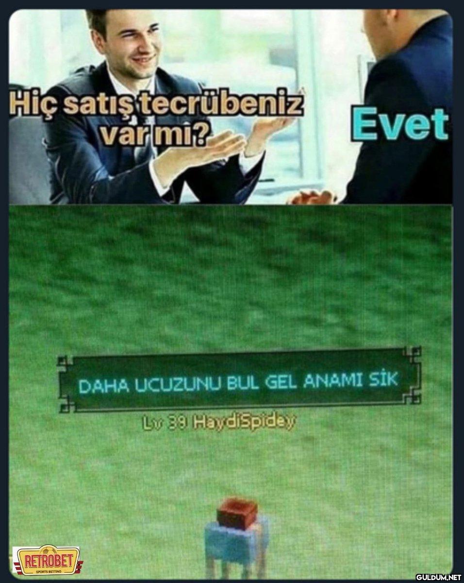 Hiç satış tecrübeniz...