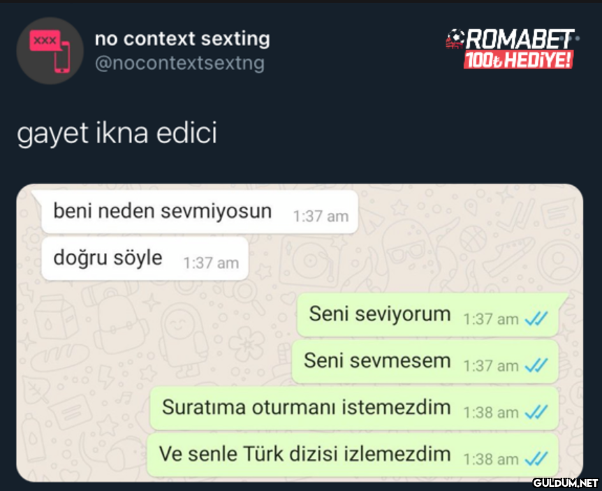 xxx no context sexting...