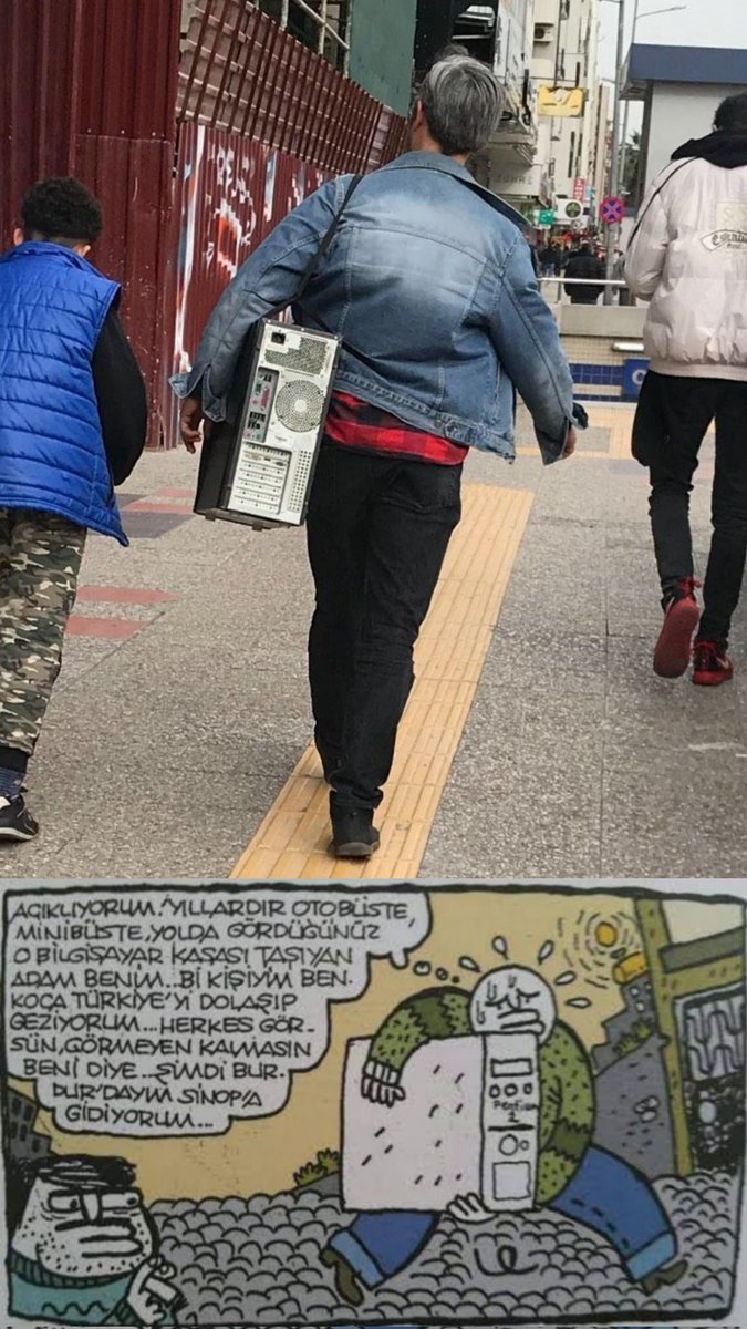 “Bilgisayar kasası taşıyan...