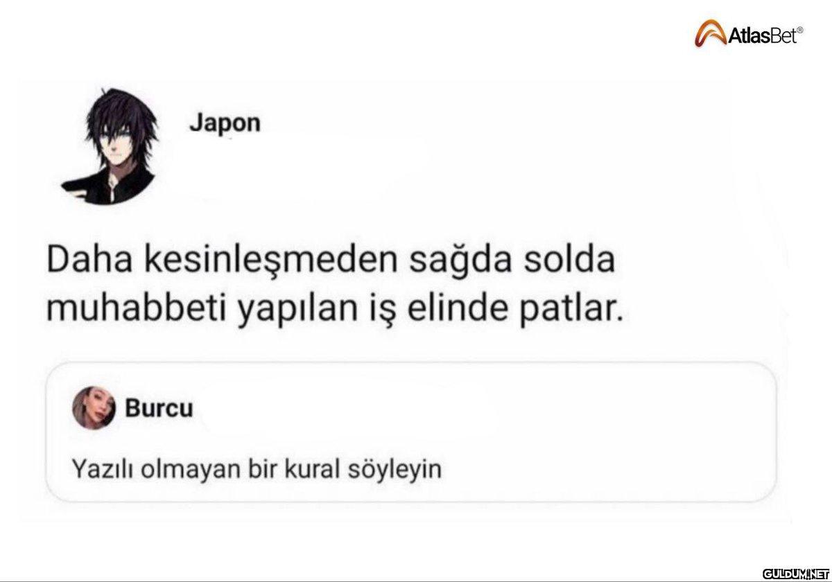 Japon Daha kesinleşmeden...