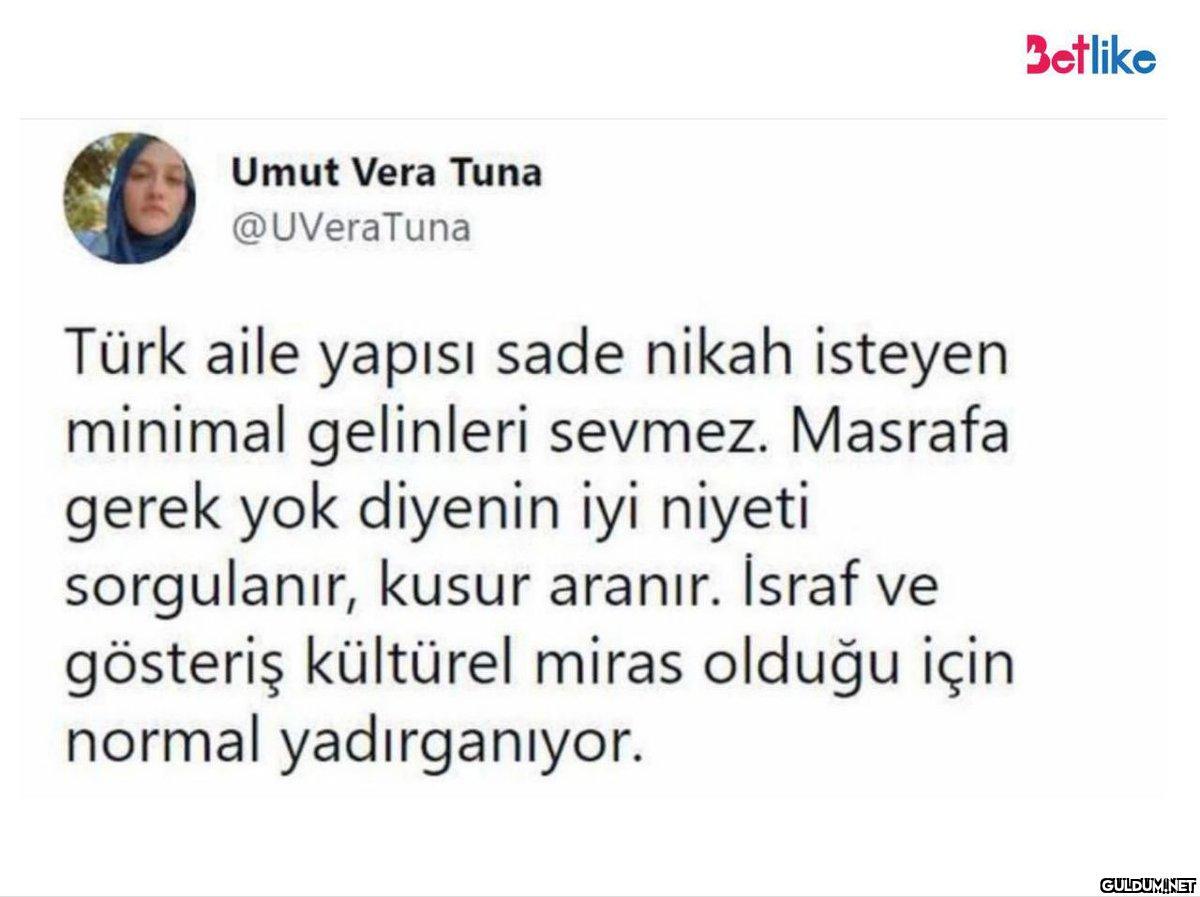 Umut Vera Tuna @UVeraTuna...