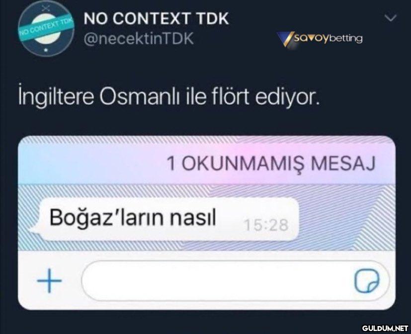 NO CONTEXT TDK...